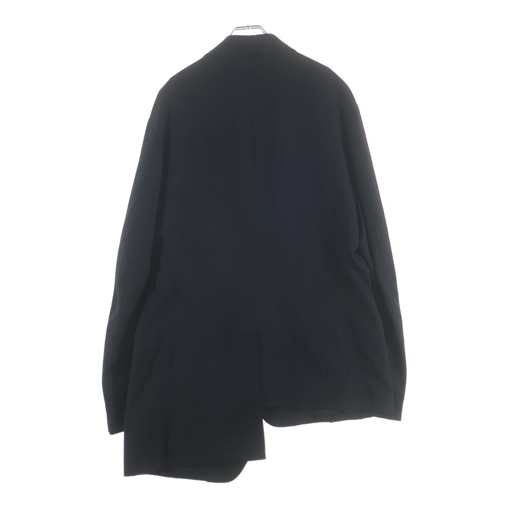 Yohji Yamamoto POUR HOMME(ヨウジヤマモト プールオム) 20AW ピークアンバランス ウール テーラードジャケット ブラック HR-J28-100