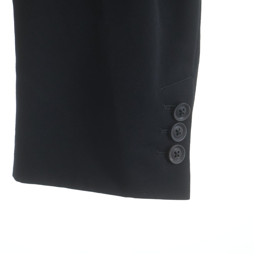 Yohji Yamamoto POUR HOMME(ヨウジヤマモト プールオム) 20AW ピークアンバランス ウール テーラードジャケット ブラック HR-J28-100