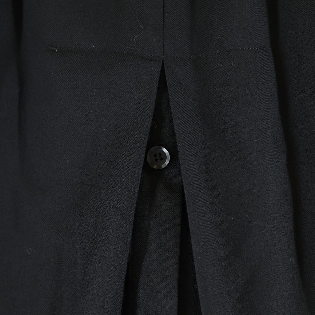 Ground Y(グラウンドワイ) WRAP PANTS マルチポケットデザイン ジップアップ クロップド ラップパンツ ブラック