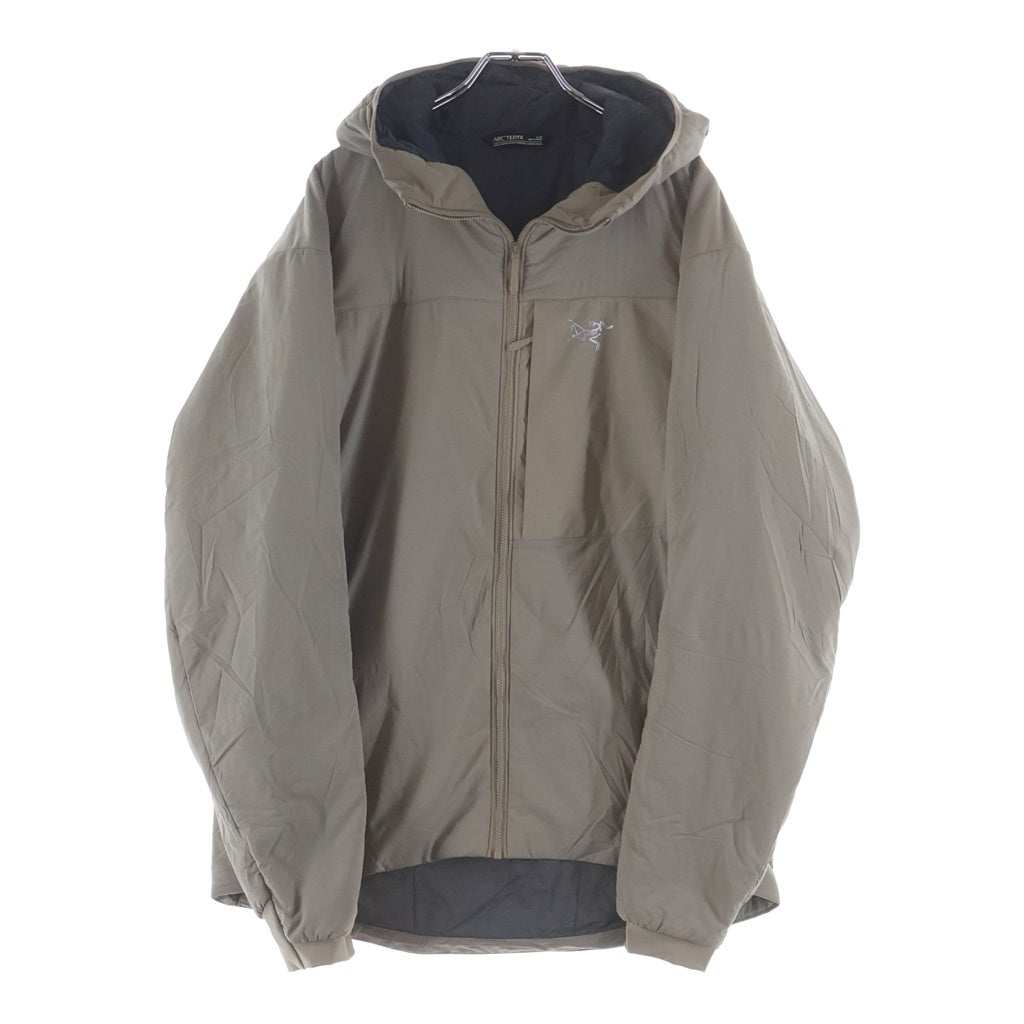 ARC'TERYX(アークテリクス) PROTON HOODY プロトン ロゴプリント ジップアップ フーデッド ナイロン ジャケット ブラウン 0623X000007520