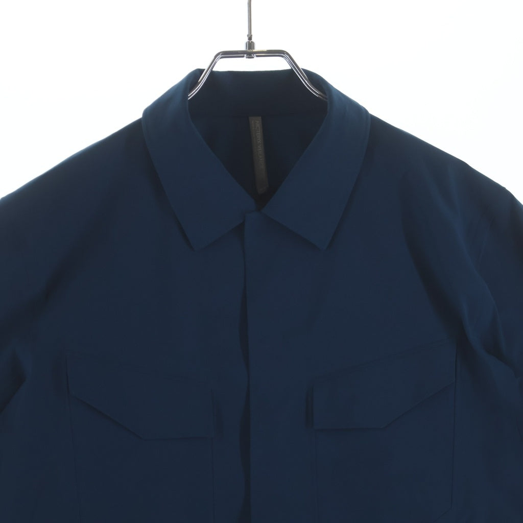 ARC'TERYX(アークテリクス) 25SS FIELD SS SHIRT フィールド ショートスリーブ ポリシャツ ブルー X000009636