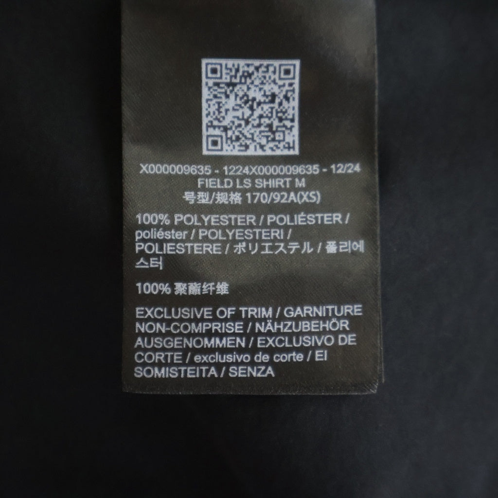 ARC'TERYX(アークテリクス) 25SS FIELD LS SHIRT フィールド ロングスリーブ ポリシャツ ブラック X000009635