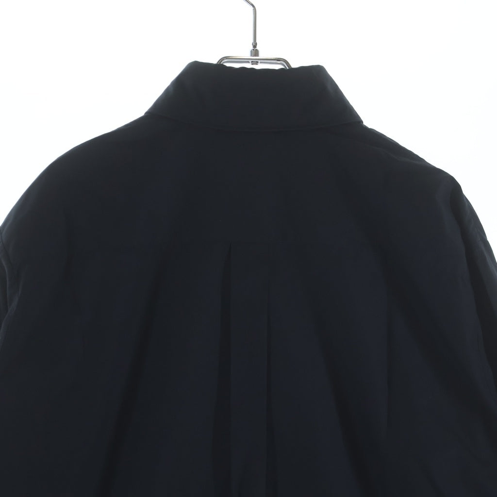 LEMAIRE(ルメール) 21AW JINGHI SAS 長袖コットンボタンシャツ ブラック M213 SH175 LF588