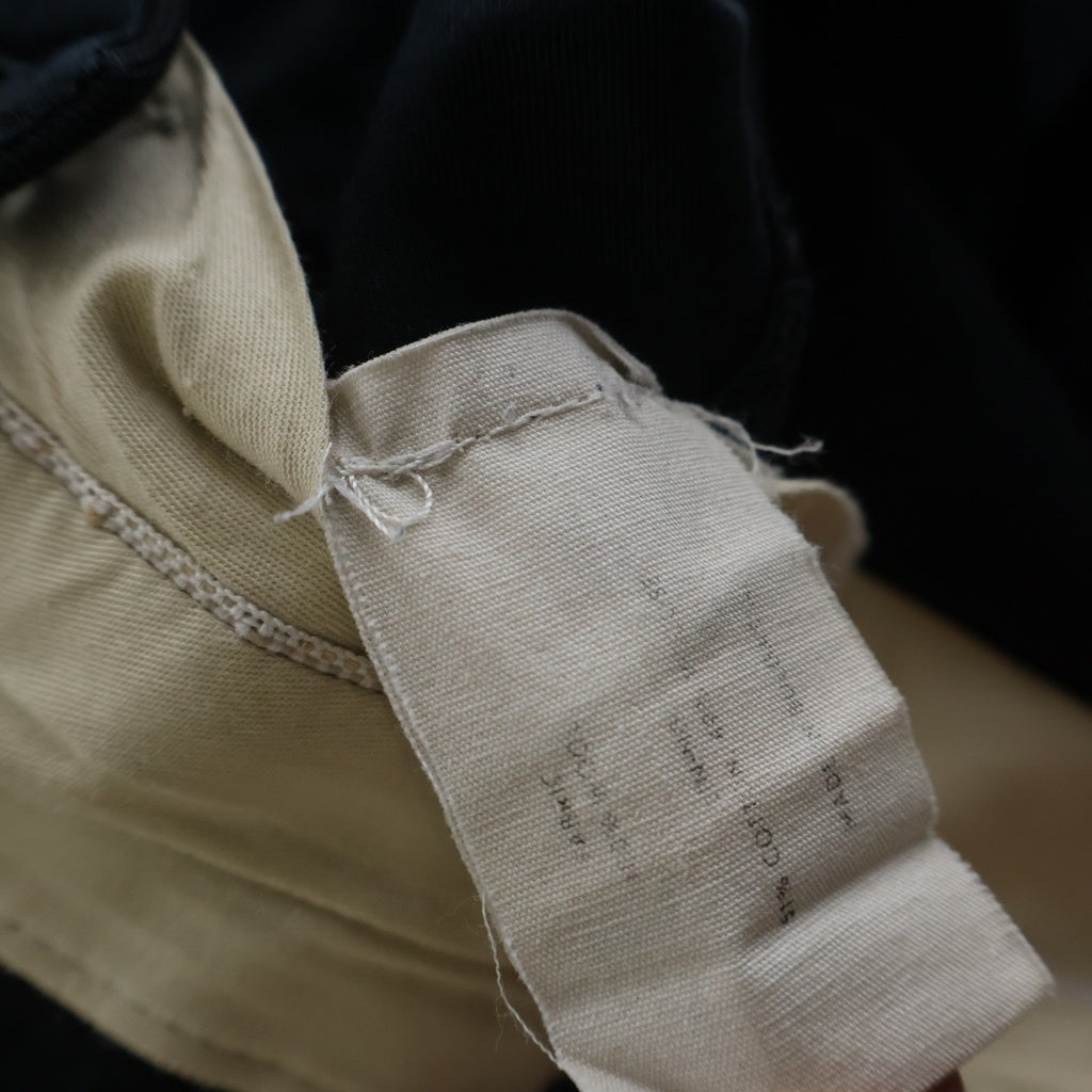 LEMAIRE(ルメール) センタープレス ボタンフライ ストレートスラックスパンツ ブラック