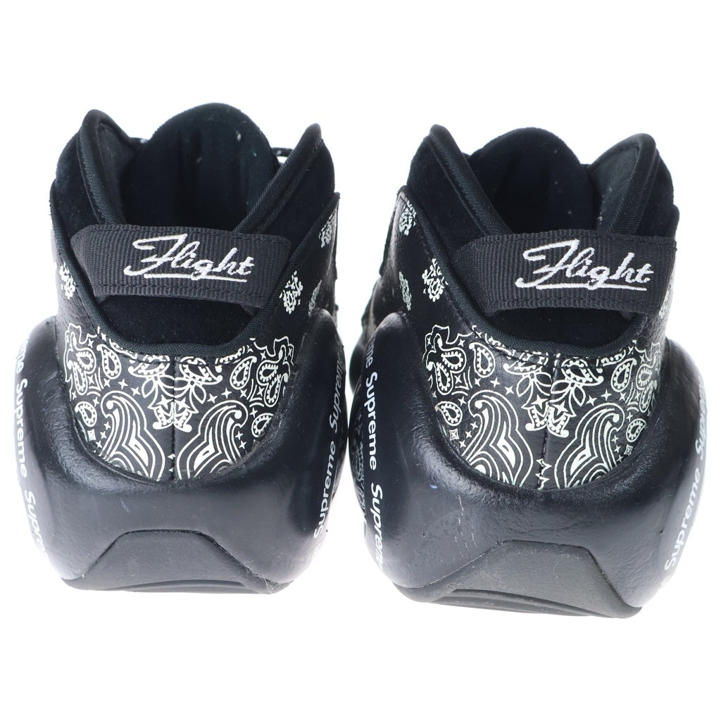 NIKE(ナイキ) 22SS ×SUPREME AIR ZOOM FLIGHT 95 SP シュプリーム エアズーム フライト ハイカットスニーカー ブラック US10/28cm