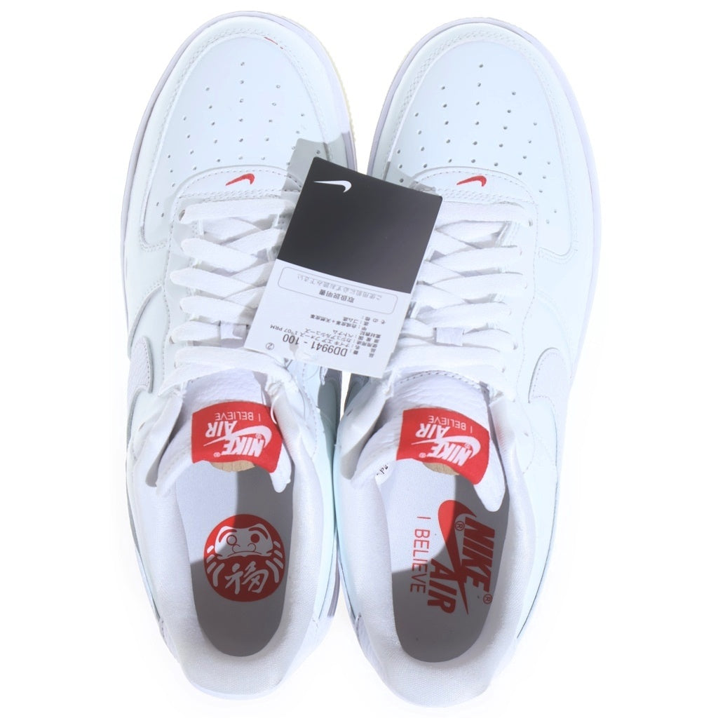 NIKE(ナイキ) AIR FORCE 1 CO.JP I BELIEVE 達磨 エアフォース1 ダルマ ローカットスニーカー ホワイト/レッド US9/27cm DD9941-100