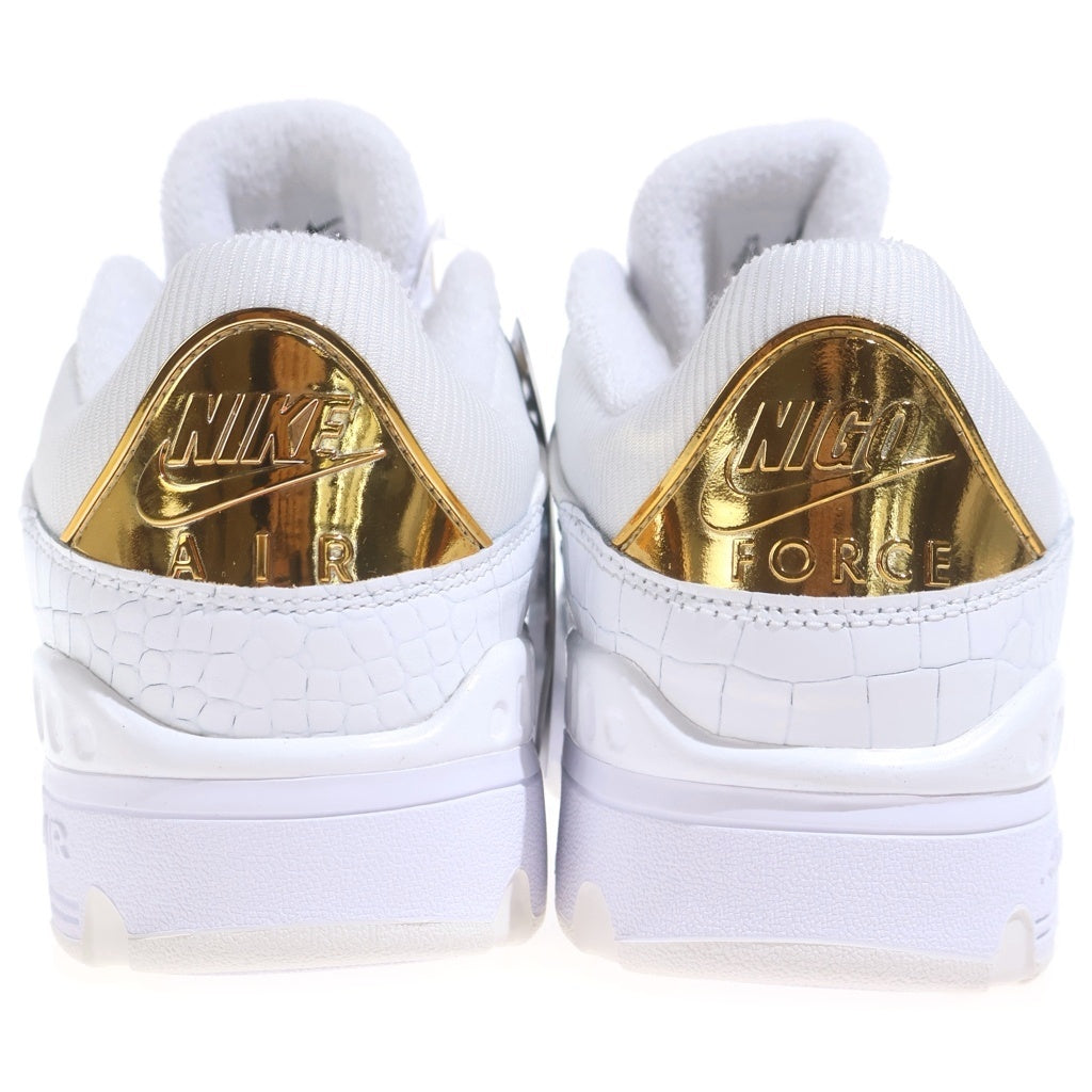 NIKE(ナイキ) ×NIGO AIR FORCE 3 LOW SP エアフォース3 ローカットスニーカー ホワイト/ゴールド US9.5/27.5cm HF7630-100