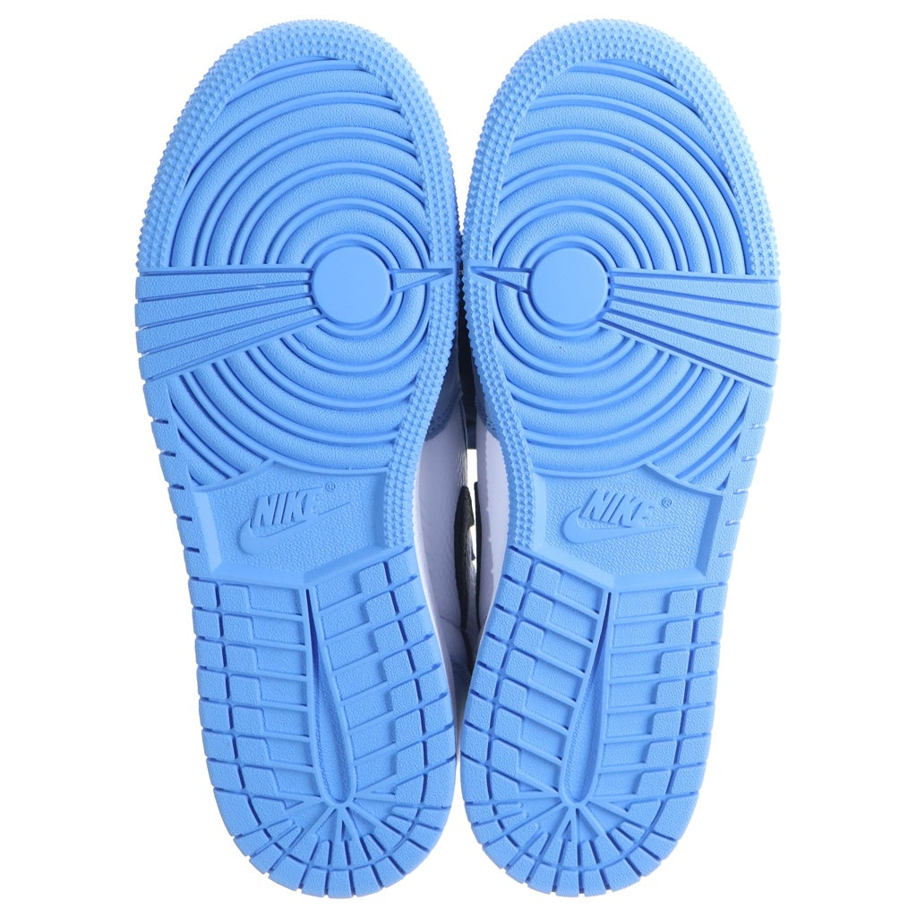 NIKE(ナイキ) GS AIR JORDAN 1 HIGH UNIVERSITY BLUE エアジョーダン 1 ユニバーシティ ハイカットスニーカー レディース ホワイト/ブルー US6Y/24cm 575441-134