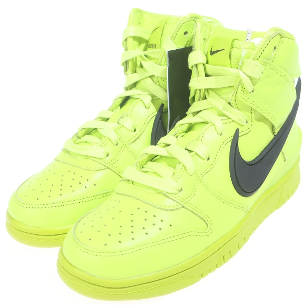 NIKE(ナイキ) ×AMBUSH DUNK HIGH FLASH LIME アンブッシュ ダンク フラッシュライム ハイカットスニーカー レディース イエロー US6/24cm CU7544-300