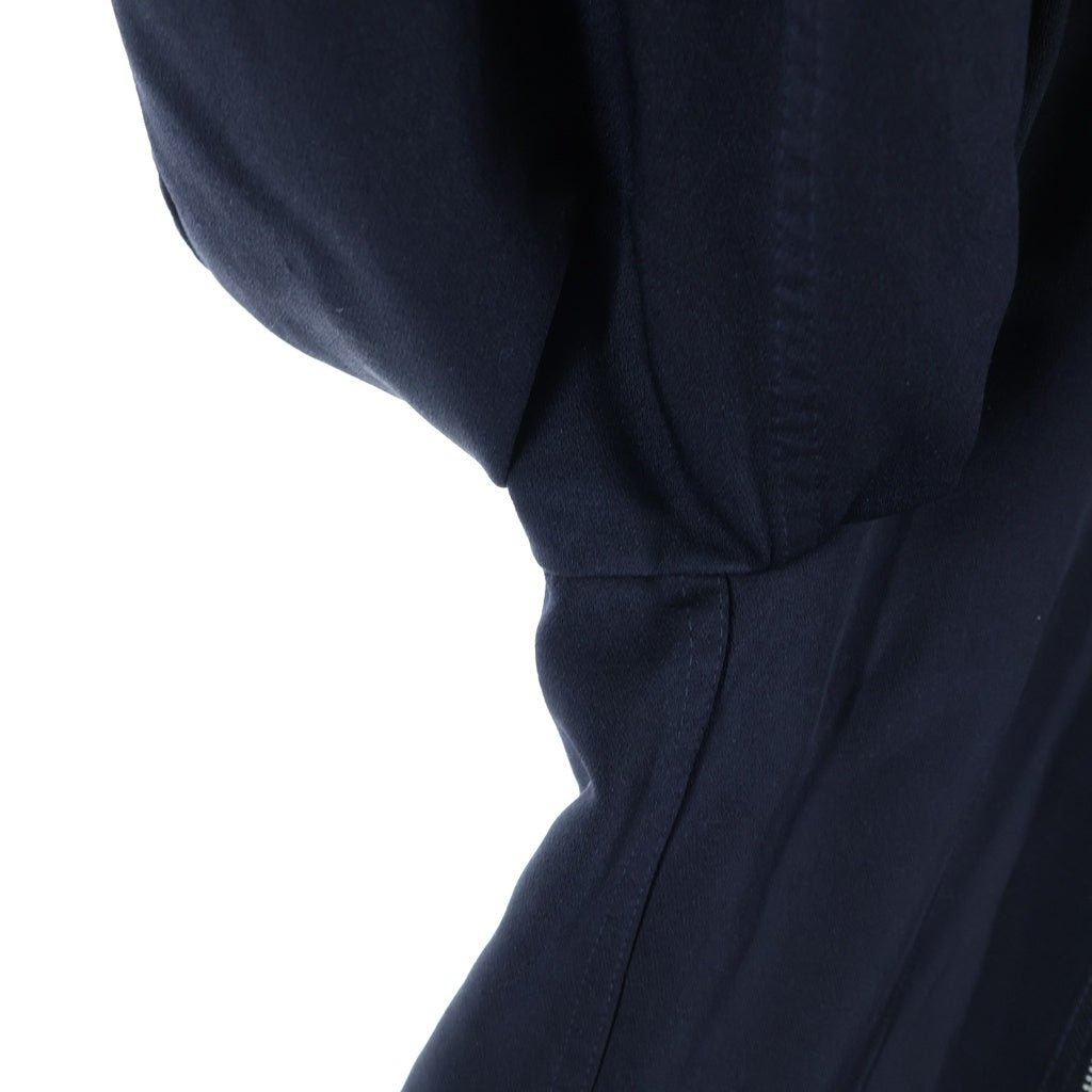 COMME des GARCONS HOMME DEUX(コムデギャルソン オムドゥ) 17SS AD2016 ポリ縮絨 ジップアップジャケット ブラック DS-J045