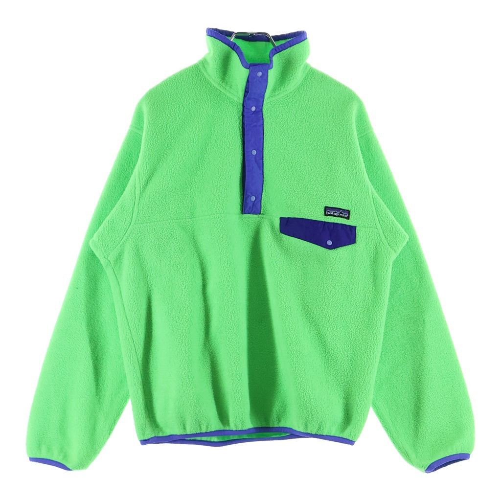 PATAGONIA(パタゴニア) 91SS SYNCHILA SNAP-T FLEECE シンチラスナップT フリースプルオーバージャケット グリーン 10144