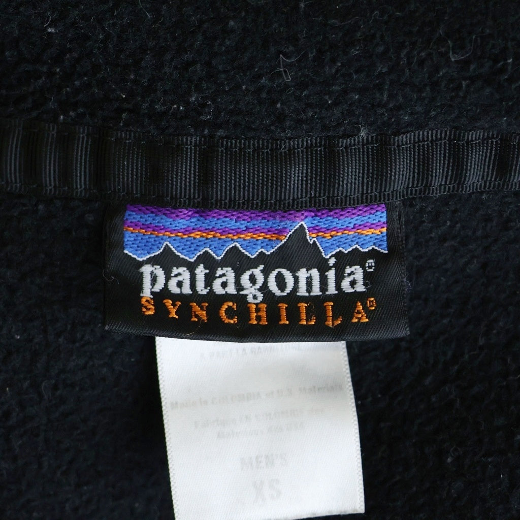 PATAGONIA(パタゴニア) 07AW SYNCHILA SNAP-T FLEECE シンチラスナップT フリースプルオーバージャケット ブラック 25450F7
