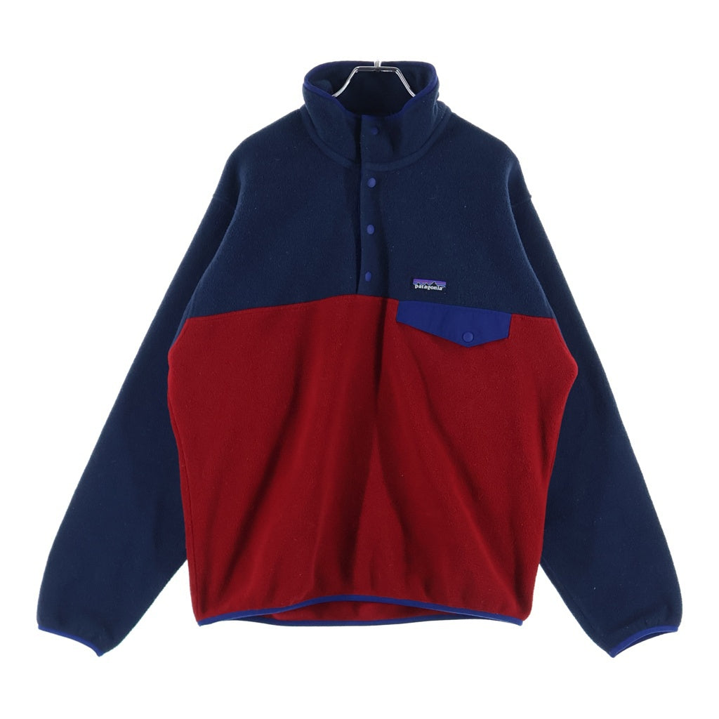 PATAGONIA(パタゴニア) 18AW SYNCHILLA シンチラ ハーフスナップ フリースジャケット ネイビー/レッド 25580FA18