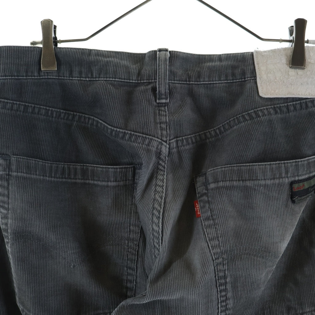 Levi's Fenom(リーバイス フェノム) ジップフライ ストレートコーデュロイパンツ グレー FM20C-0007