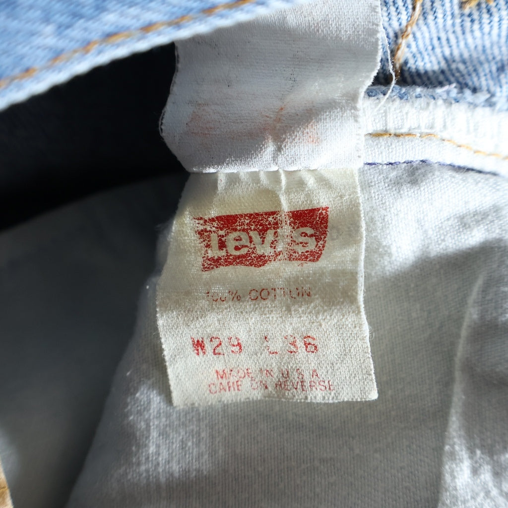 Levi's(リーバイス) 90S VINTAGE 501 USA製 ボタン裏555 ボタンフライデニムパンツ ジーンズ インディゴ