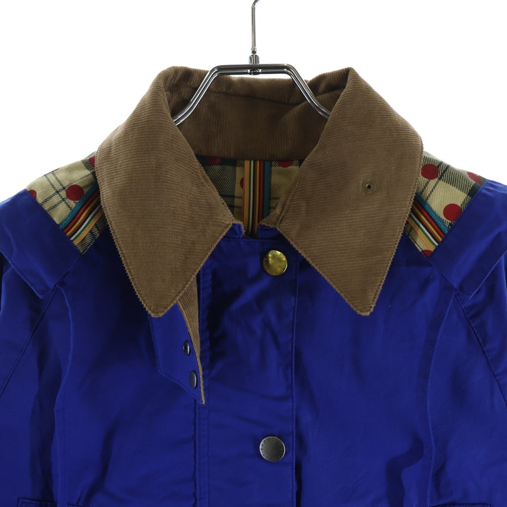 Barbour(バブアー) ×Paul Smith BEDALE ポールスミス ビデイル フード付 ジップアップジャケット レディース ブルー 261LCA0391