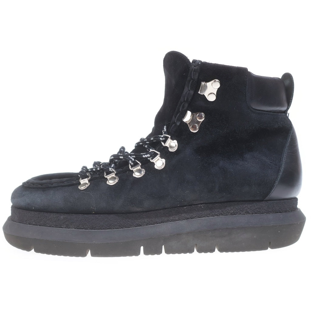 Sacai サカイ 20AW TREKKING BOOTS スウェードレザー 厚底トレッキングブーツ ブラック 20-02417M Sacai(サカイ) 20AW TREKKING BOOTS スウェードレザー 厚底