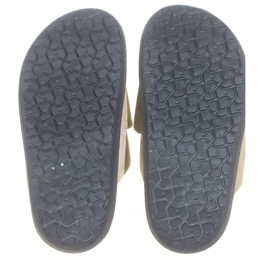 Sacai(サカイ) MULTIPLE SOLE SANDLES マルチソール スウェード クロスストラップ 厚底サンダル ベージュ 23-03069M