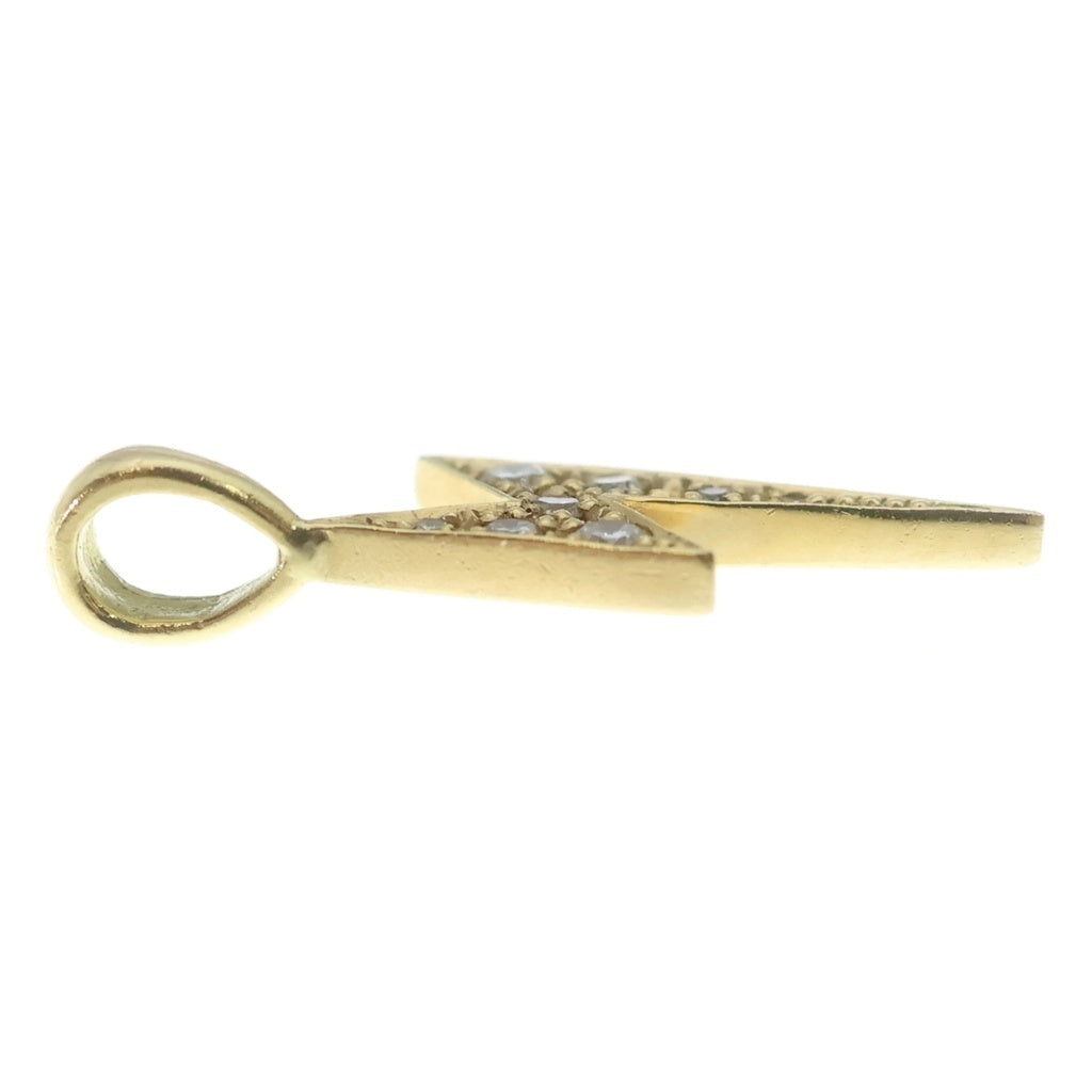 EYEFUNNY(アイファニー) 18K LIGHTNING ライトニング ダイヤモンド ペンダントトップ ゴールド レディース