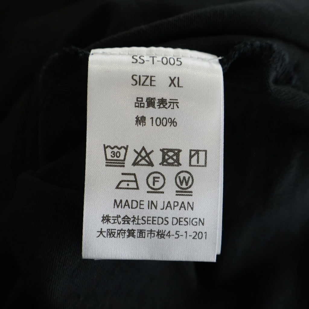 TALKING ABOUT THE ABSTRACTION(トーキング アバウト ザ アブストラクション) 25SS イフアジーニアスドローアジーニアス 半袖Tシャツ SS-T-005
