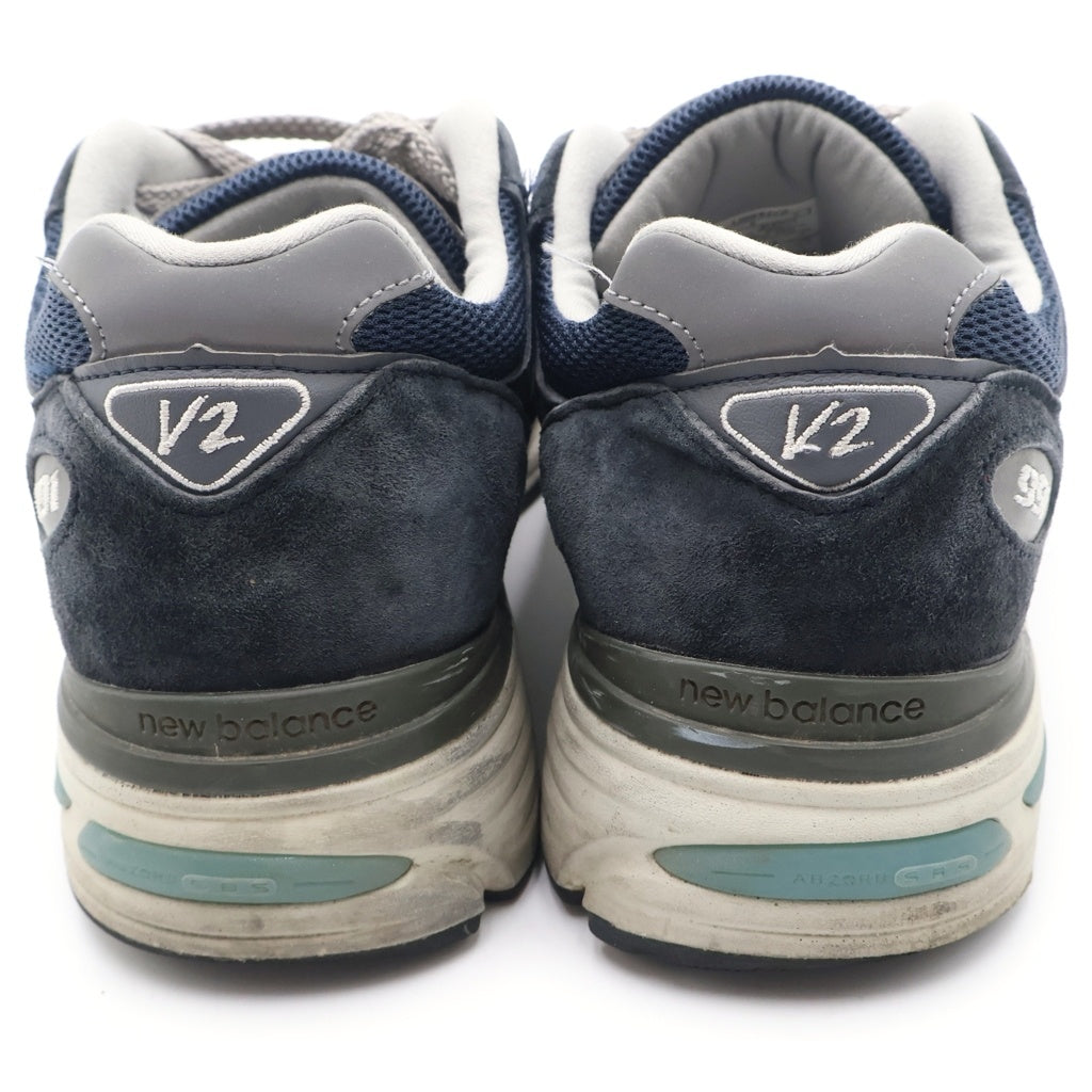 New Balance(ニューバランス) U991NV2 スウェード ローカットスニーカー ネイビー