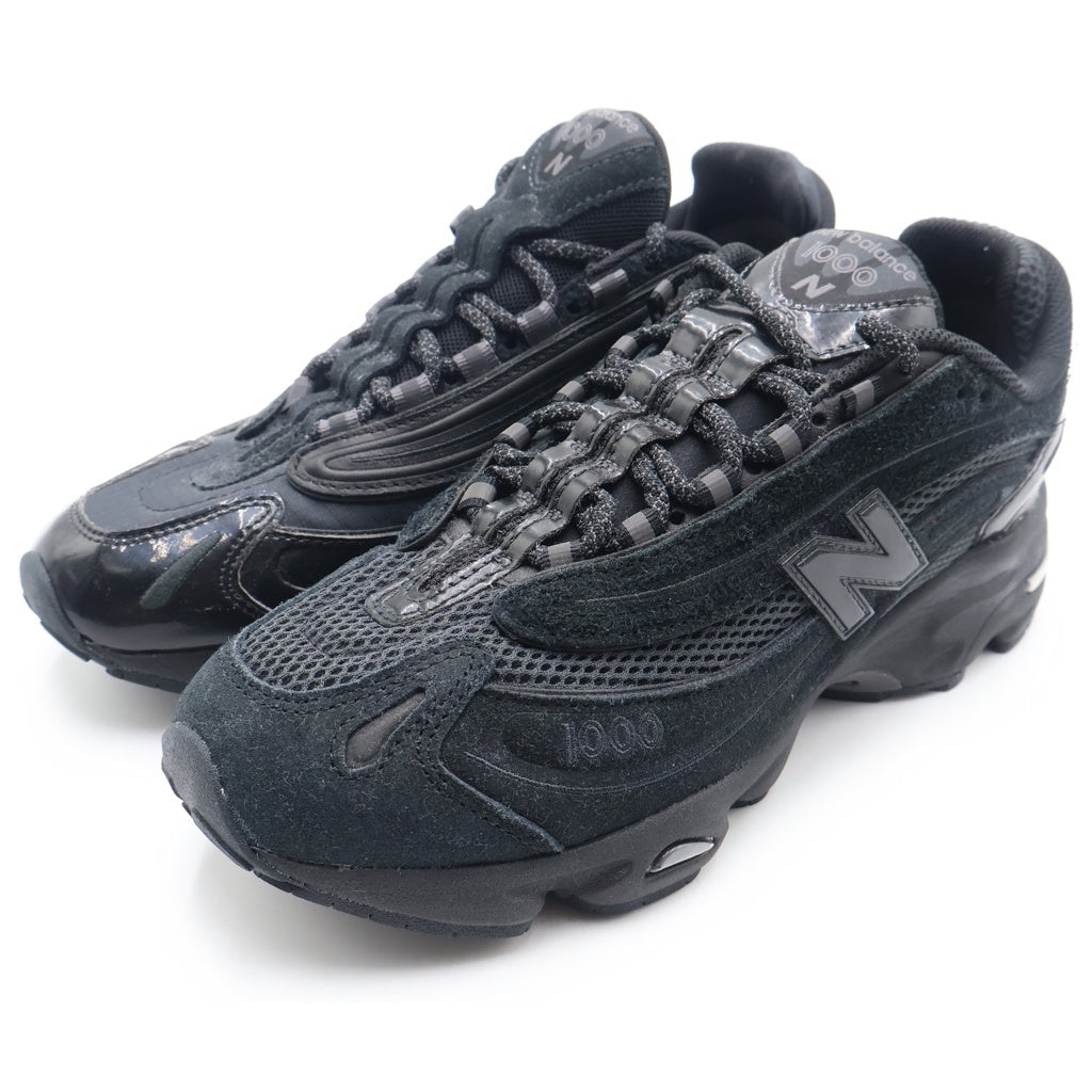 New Balance(ニューバランス) M100BBE BEAMS別注 エナメル切り替え ローカットスニーカー ブラック