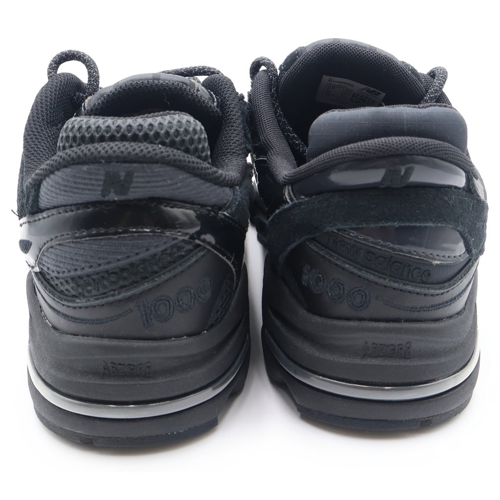 New Balance(ニューバランス) M100BBE BEAMS別注 エナメル切り替え ローカットスニーカー ブラック