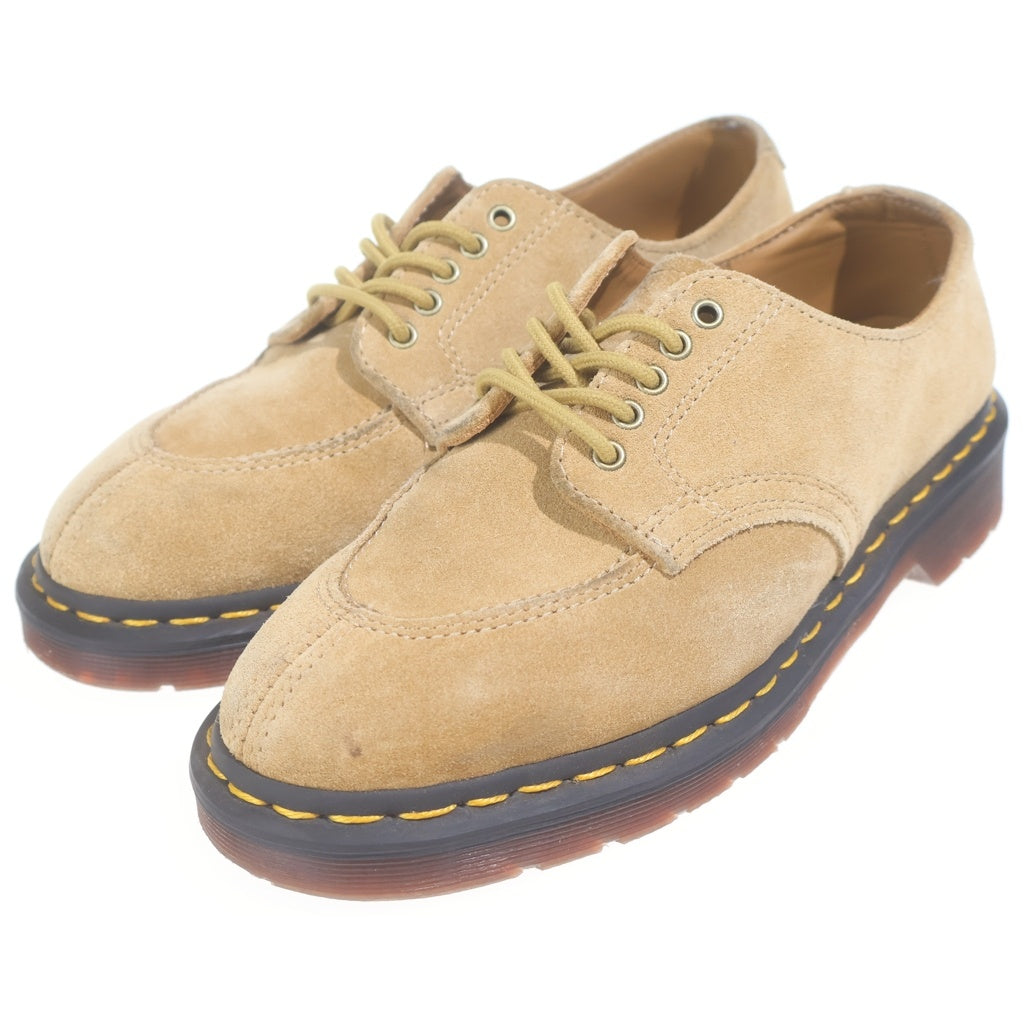 Dr.Martens(ドクターマーチン) 2046 SAND PEPELLO CALF SUEDE サンドペペロ カーフスエード 5ホール イエローステッチ ドレスシューズ レディース ベージュ
