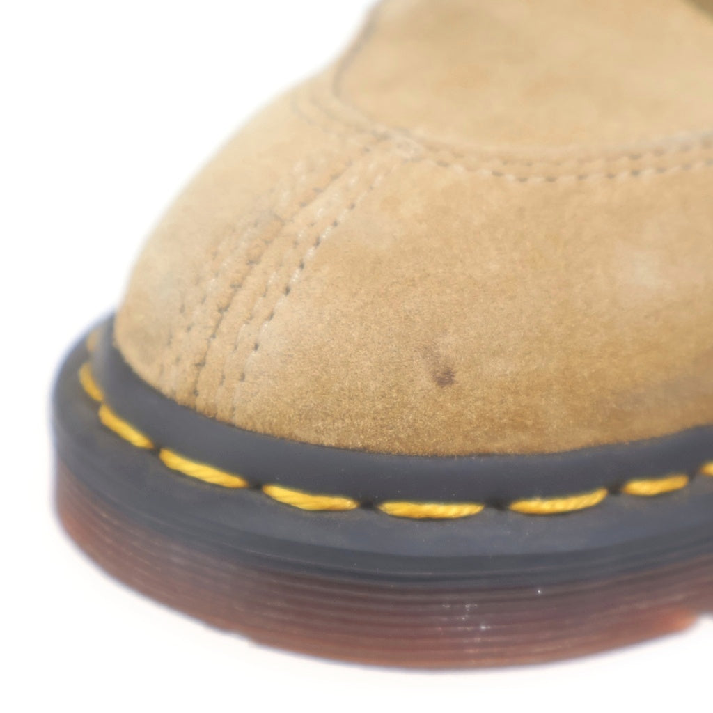 Dr.Martens(ドクターマーチン) 2046 SAND PEPELLO CALF SUEDE サンドペペロ カーフスエード 5ホール イエローステッチ ドレスシューズ レディース ベージュ