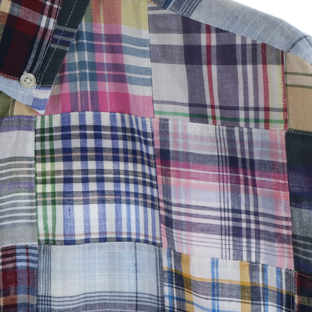 SUPREME(シュプリーム) 25SS ×GOODENOUGH Patchwork S/S Shirt グッドイナフ パッチワーク ショートスリーブ チェックシャツ マルチカラー