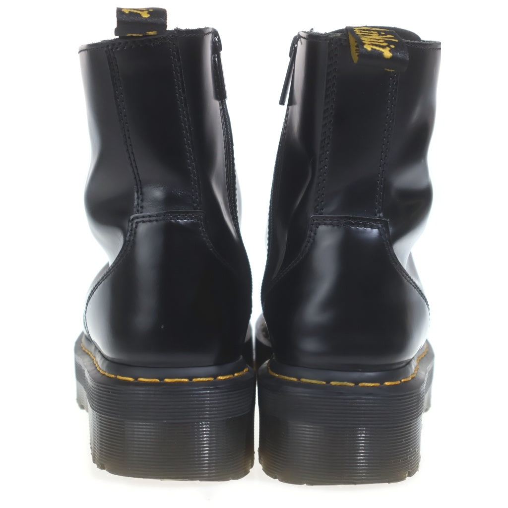 Dr.Martens(ドクターマーチン) JADON ジェイドン 8ホール サイドジップ レースアップ レザー ブーツ シューズ ブラック
