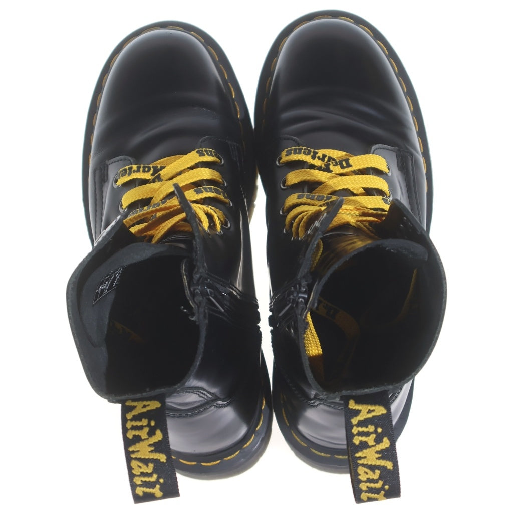 Dr.Martens(ドクターマーチン) JADON ジェイドン 8ホール サイドジップ レースアップ レザー ブーツ シューズ ブラック