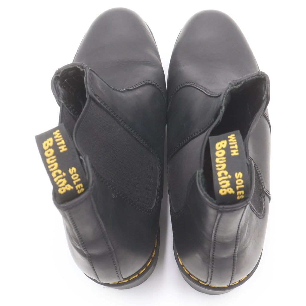 Dr.Martens(ドクターマーチン) ROMETTY ロメティ 8ホール サイドゴア レザー ブーツ シューズ ブラック