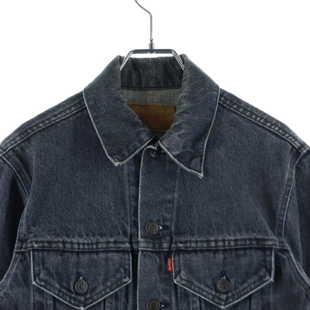 Levi's(リーバイス) 80S VINTAGE 70506-0259 DENIM JACKET ボタン裏527 先染めブラック ヴィンテージ デニムトラッカージャケット