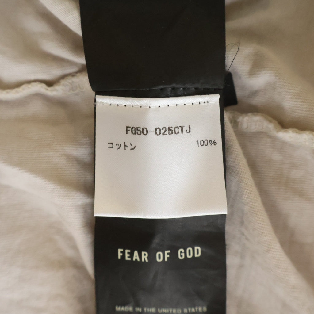 FEAR OF GOD(フィアオブゴッド) 21SS 7TH COLLECTION FG TEE フロントロゴ クルーネックTシャツ カットソー ホワイト FG50-025CTJ