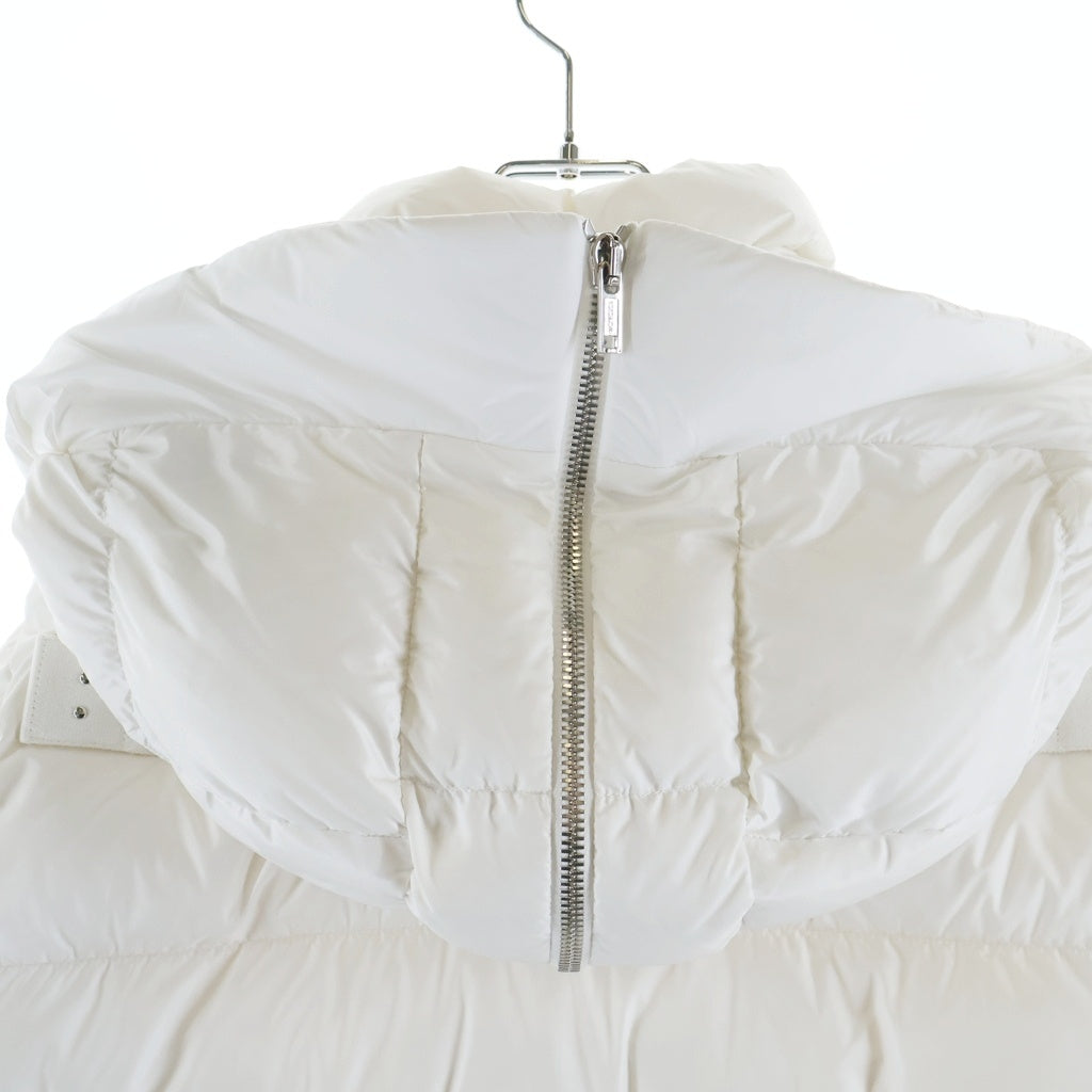 MONCLER(モンクレール) 24AW ×RICK OWENS CYCROPIC COAT リックオウエンス サイクロピック ジップアップ フーデッドダウンコート ホワイト J209N100004 M4426