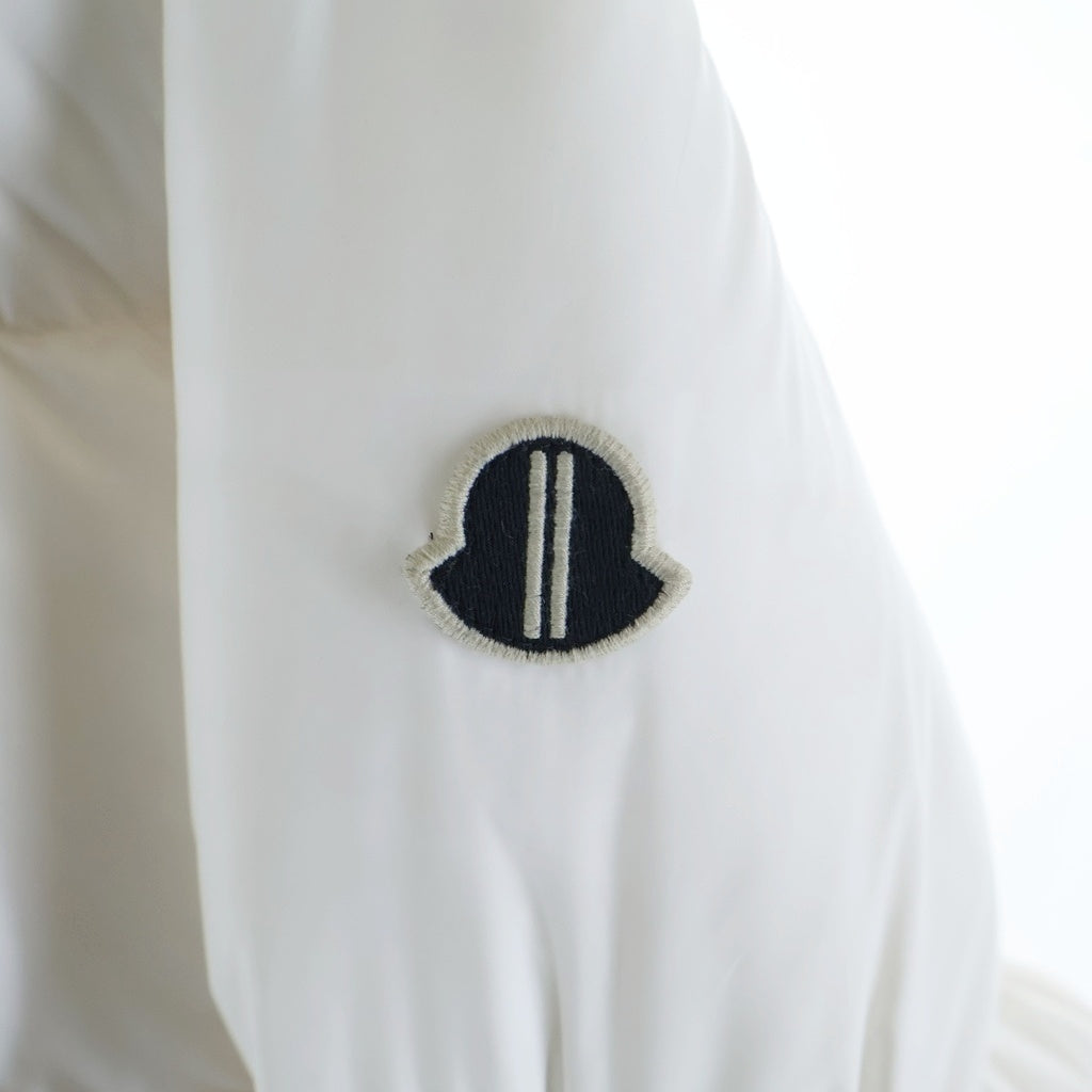 MONCLER(モンクレール) 24AW ×RICK OWENS CYCROPIC COAT リックオウエンス サイクロピック ジップアップ フーデッドダウンコート ホワイト J209N100004 M4426