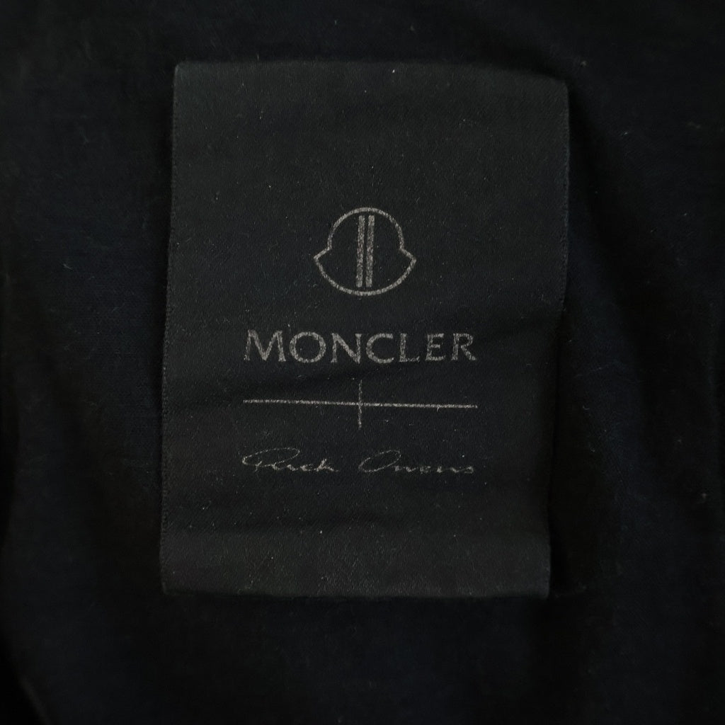 MONCLER(モンクレール) 20AW ×RICK OWENS PANTALONE JERSEY BOTTOMS リックオウエンス パンタローネ ジャージー ロゴパッチドローコードボトムス トラックパンツ F209N8H70200 C8040