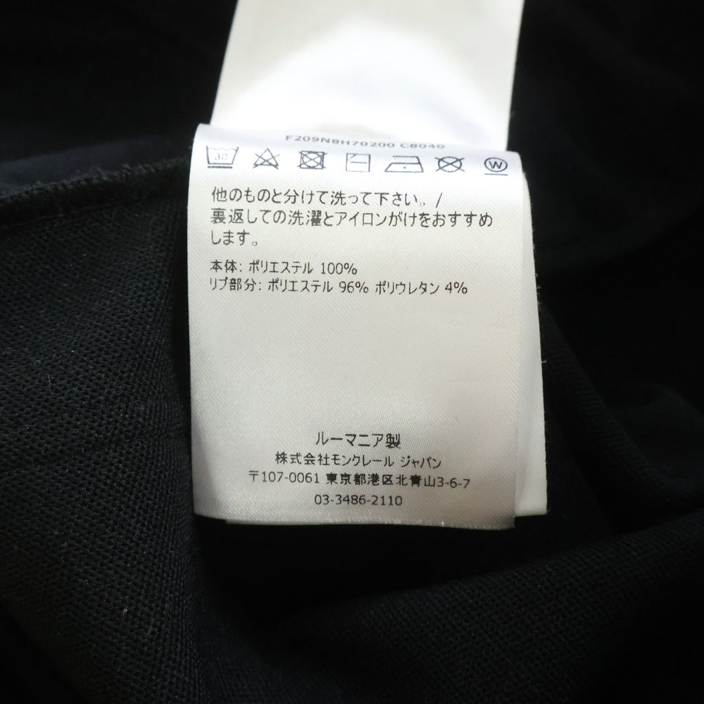 MONCLER(モンクレール) 20AW ×RICK OWENS PANTALONE JERSEY BOTTOMS リックオウエンス パンタローネ ジャージー ロゴパッチドローコードボトムス トラックパンツ F209N8H70200 C8040