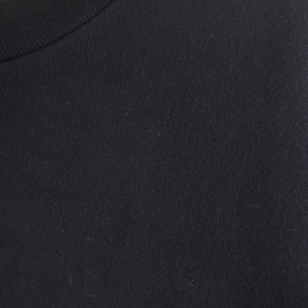 FEAR OF GOD(フィアオブゴッド) 21SS 7TH COLLECTION GRAYS 3/4 SWEATSHIRT グレイス フロントロゴ クルーネック半袖スウェットシャツ ブラック FG50-034FCL