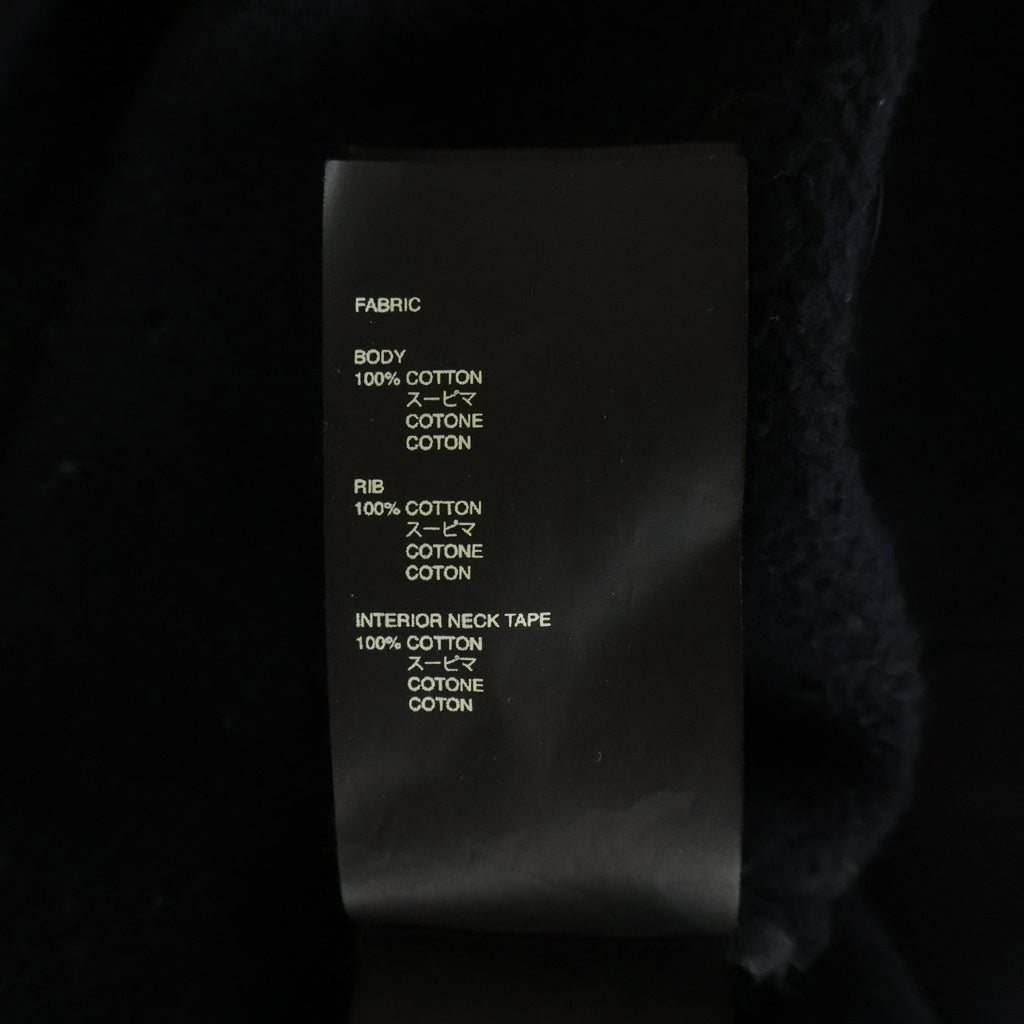 FEAR OF GOD(フィアオブゴッド) 21SS 7TH COLLECTION GRAYS 3/4 SWEATSHIRT グレイス フロントロゴ クルーネック半袖スウェットシャツ ブラック FG50-034FCL