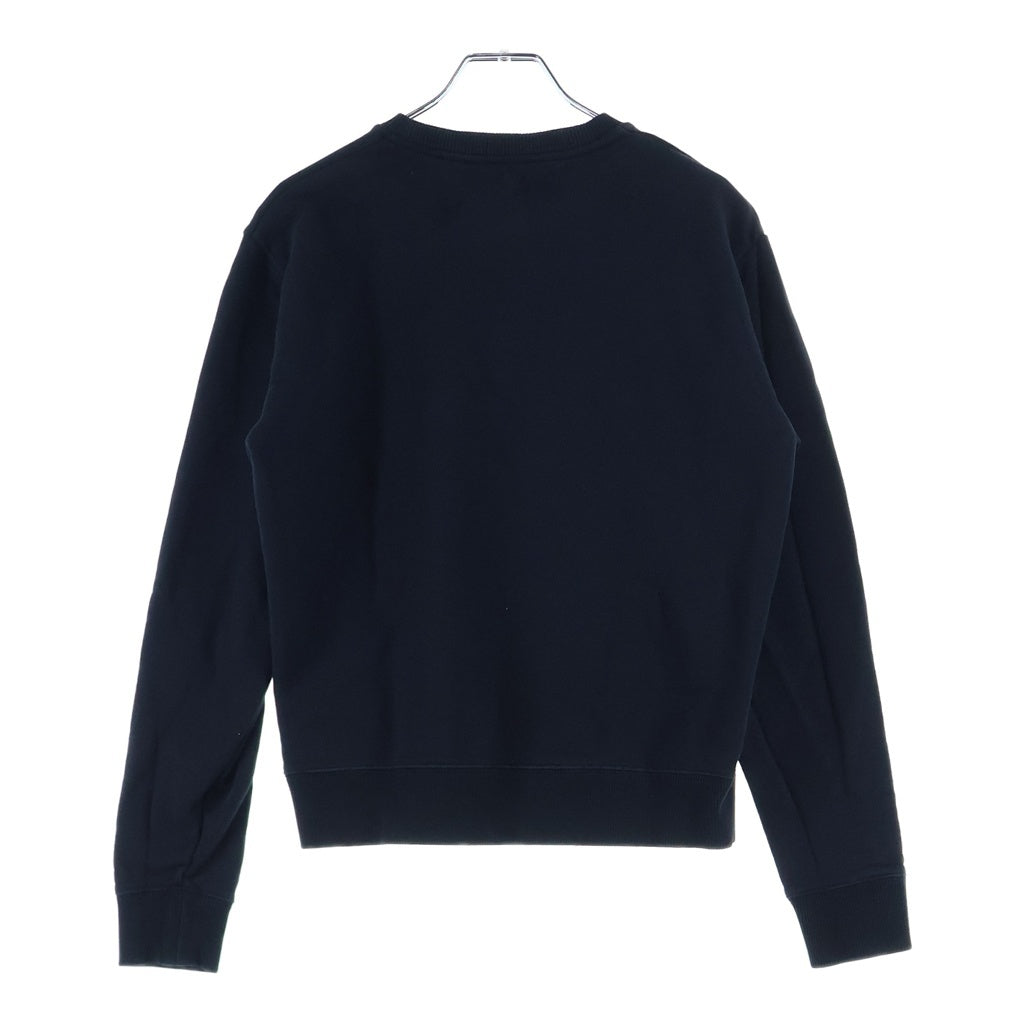 SAINT LAURENT PARIS(サンローランパリ) フロントロゴプリント クルーネック スウェット トレーナー ブラック レディース 538364 YB2YK