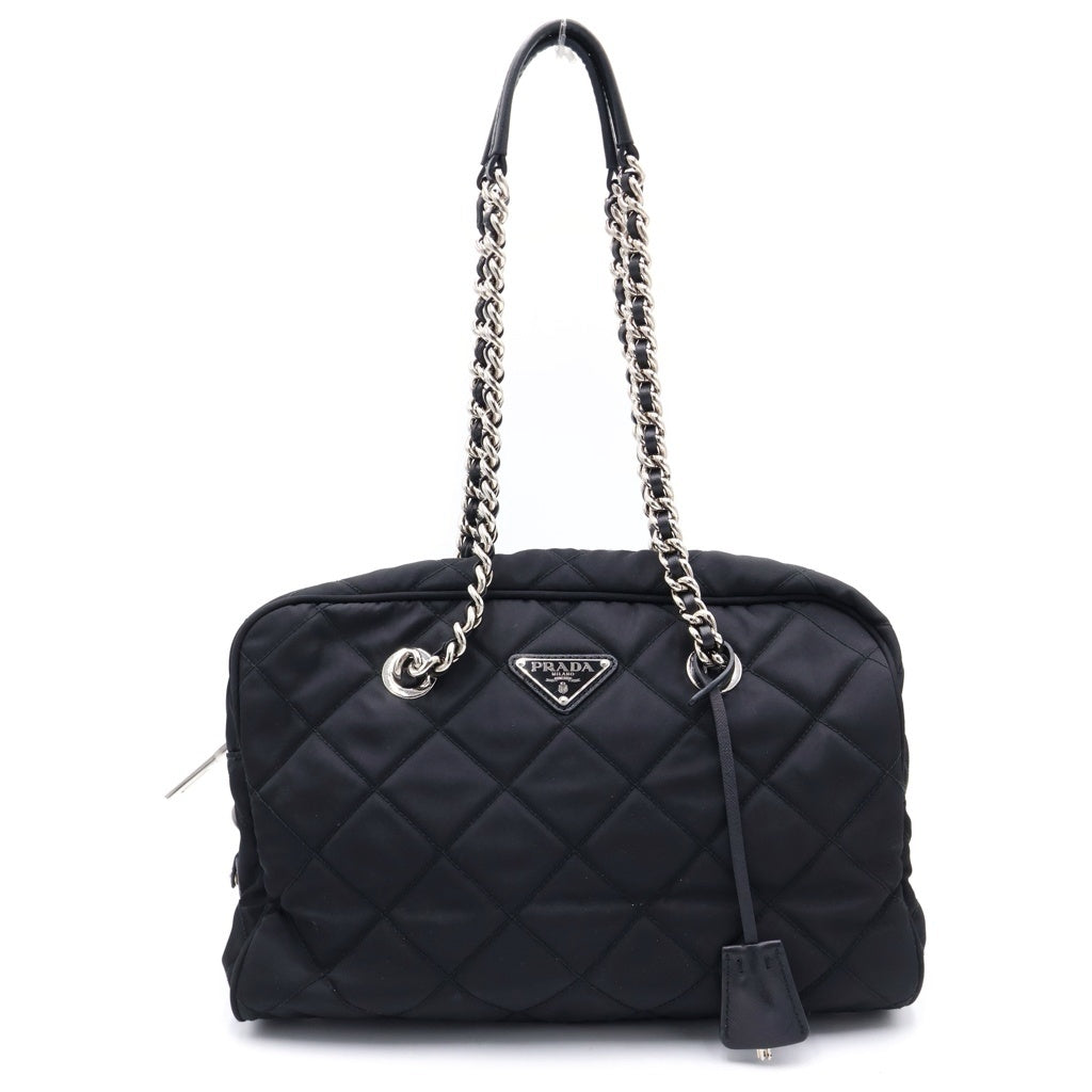 PRADA(プラダ) トライアングルロゴ テスートナイロン インプントゥ