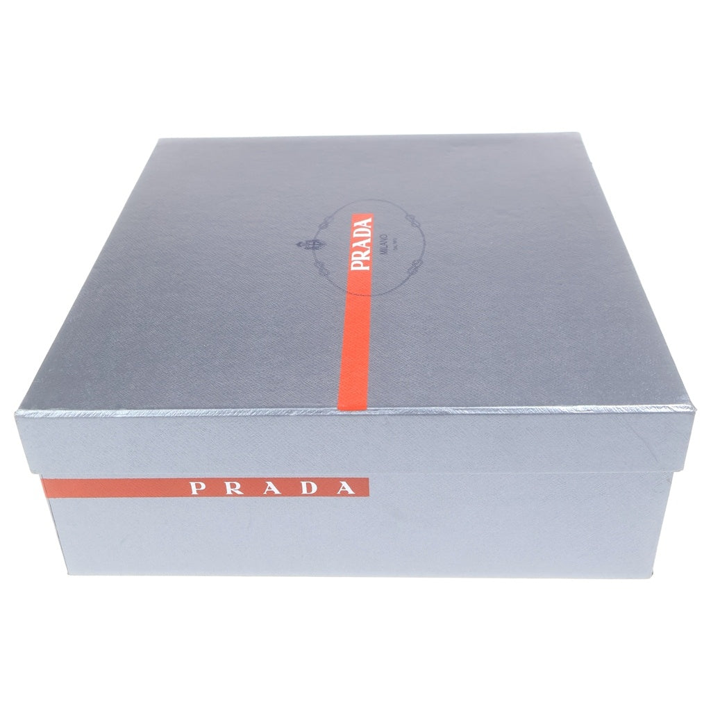 PRADA SPORT(プラダ スポーツ) ウイングチップ サイドジップ レザー レースアップブーツ ブラック レディース 3T5938