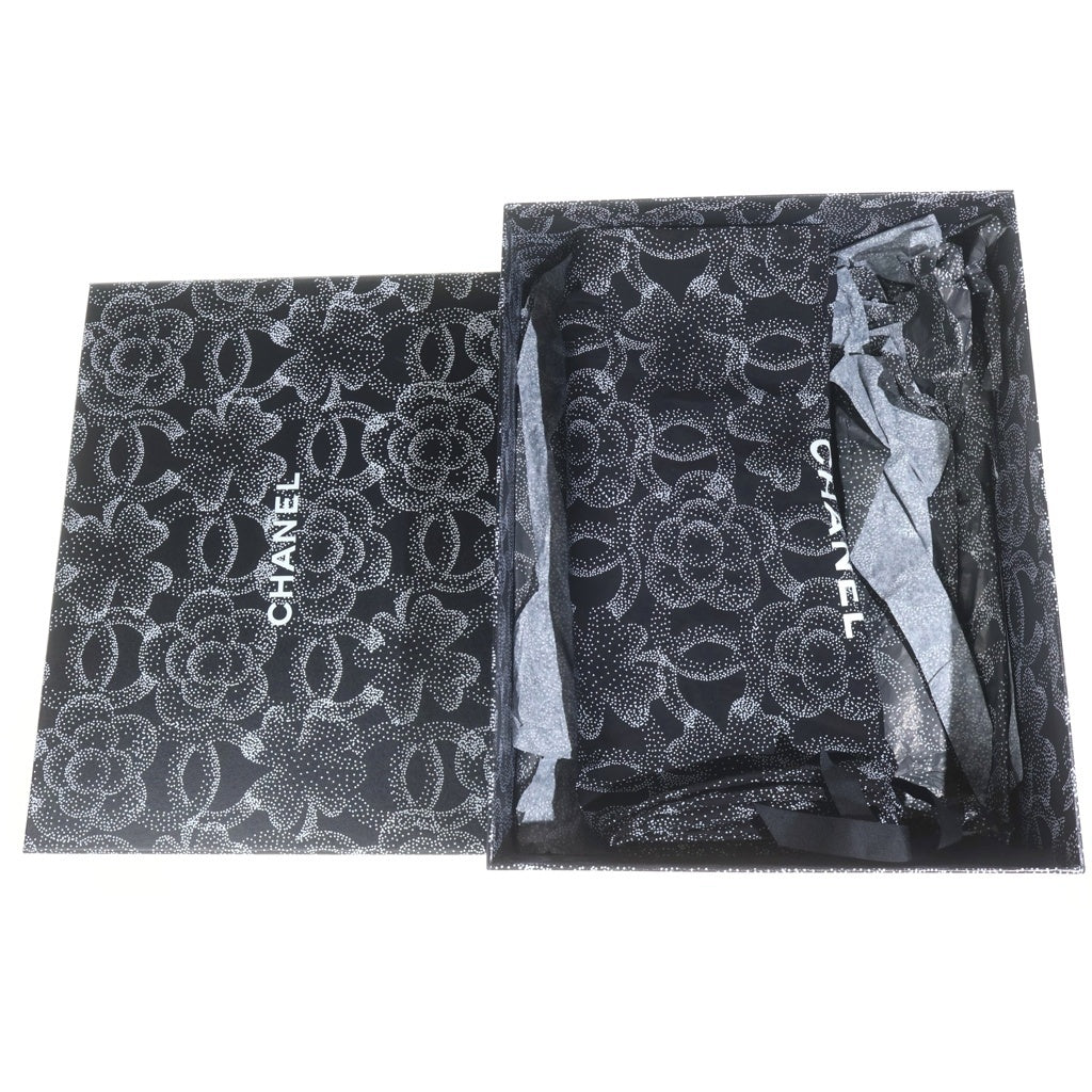 CHANEL(シャネル) CAMELLIA PRINTED ANKLE BOOTS カメリアプリンテッド ココマークチャーム レザー アンクルヒールブーツ ブラック レディース G45318
