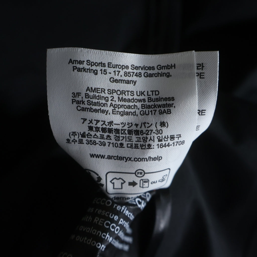 ARC'TERYX(アークテリクス) Beta Jacket W ベータ フーデッドナイロンジャケット レディース ブラック X000010514
