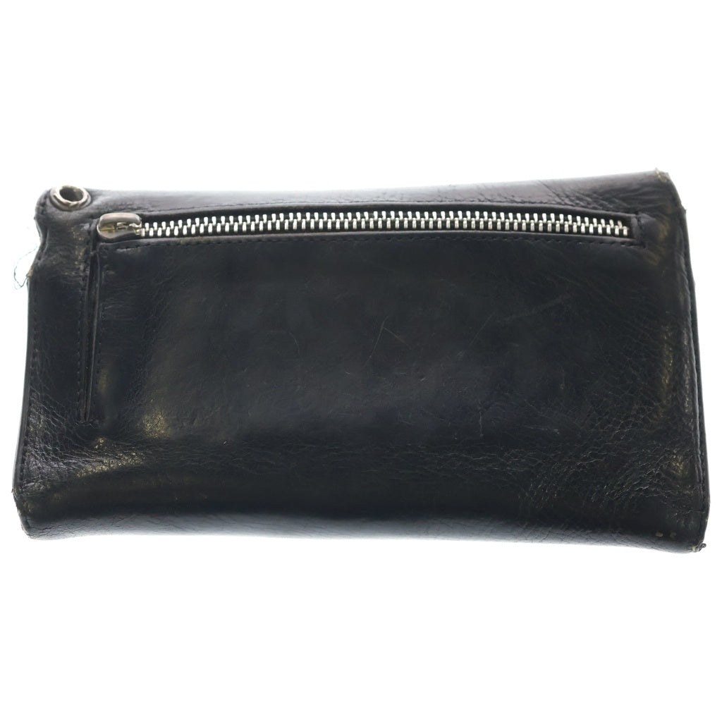CHROME HEARTS(クロムハーツ) WAVE ウェーブ レザーウォレット 財布 ブラック
