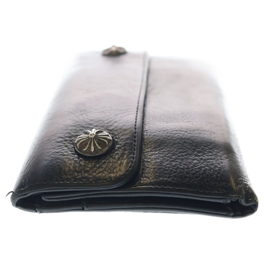 CHROME HEARTS(クロムハーツ) WAVE ウェーブ レザーウォレット 財布 ブラック