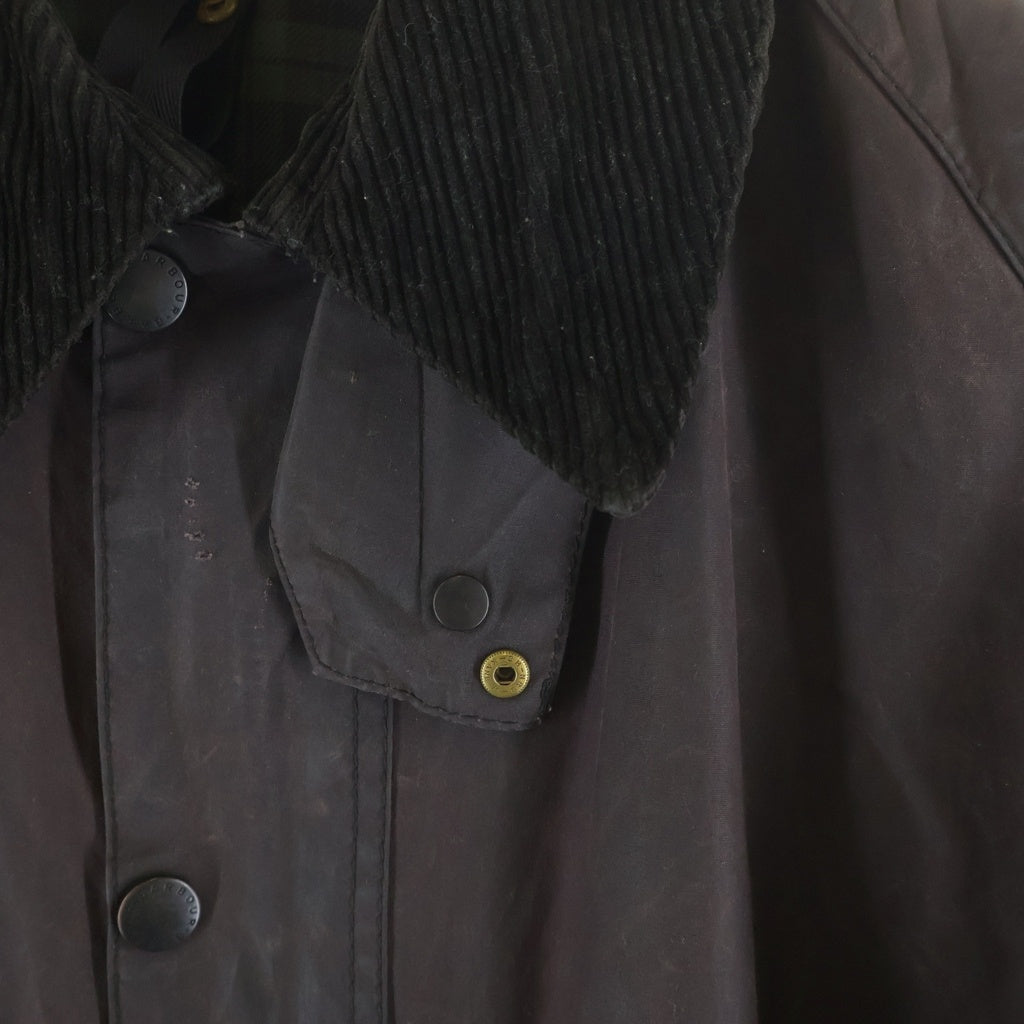 Barbour(バブアー) 90S VINTAGE BEDALE ビデイル 3ワラント 裏地タータンチェック オイルドジャケット ブラウン A104