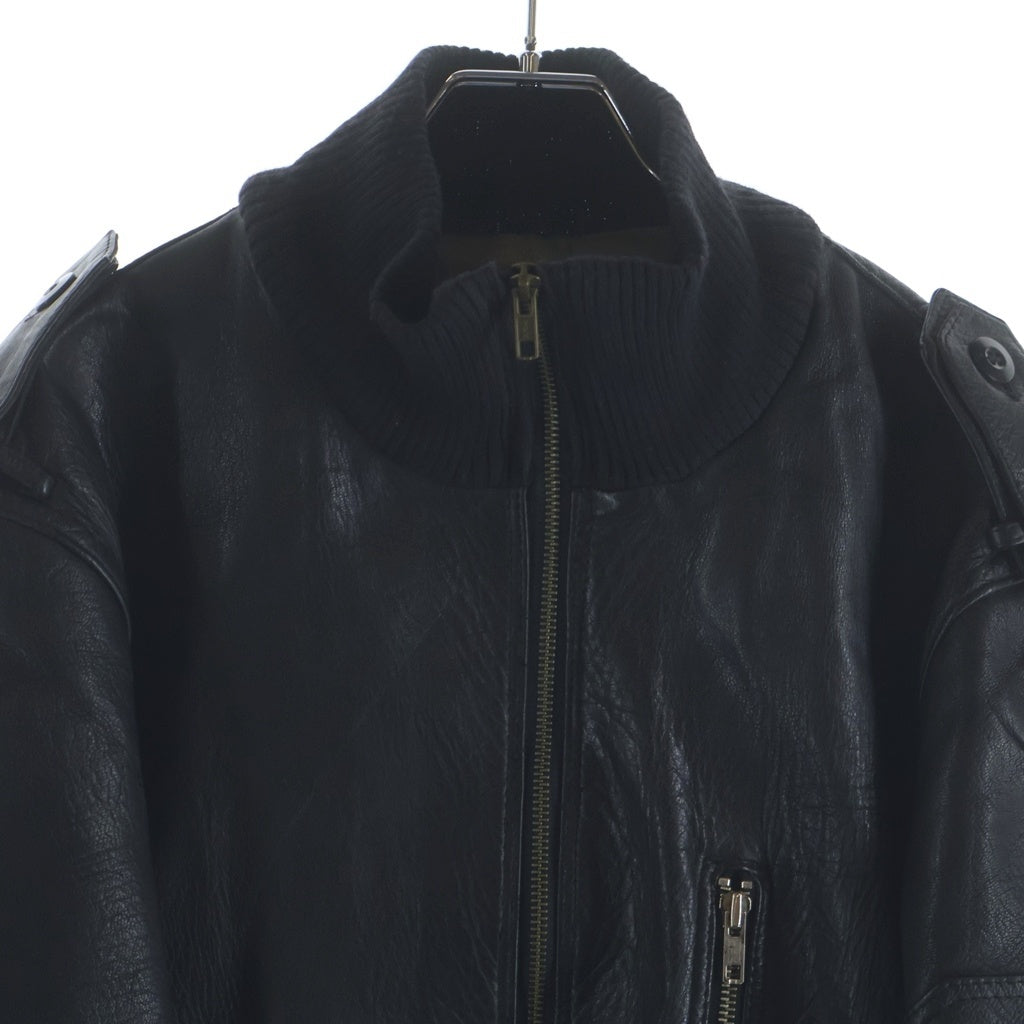 VINTAGE(ヴィンテージ) 80S VINTAGE GERMAN MILITARY ドイツ軍 ヴィンテージ パイロット レザーフライトジャケット ブラック